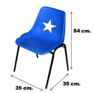 SILLA INFANTIL TERMOFORMADA