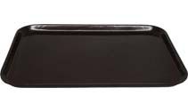 CHAROLA RECTANGULAR FIBRA DE VIDRIO LISA