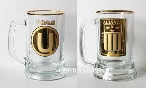 TARRO DECORADO EN ORO LIQUIDO